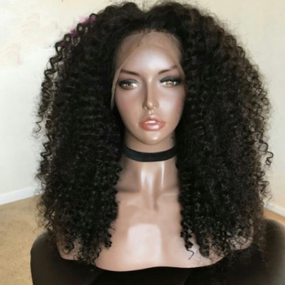 Human hair lace wig - Brazilian 3B water wave